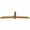 Ekena Millwork Bellingham Timber Gable Bracket, Western Red Cedar, 108"W x 31 1/2"H x 5 1/2"D x 5 1/2"F, 7/12 Pitch GBW108X31X0606BEL00SWR - alternate 3